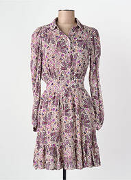 Robe mi-longue violet MORGAN femme