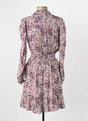 Robe mi-longue violet MORGAN femme