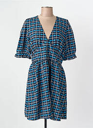 Robe courte bleu JACQUELINE DE YONG femme