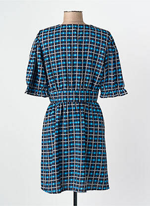 Robe courte bleu JACQUELINE DE YONG femme