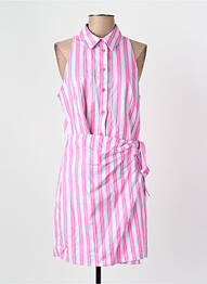 Robe courte rose MANGO femme