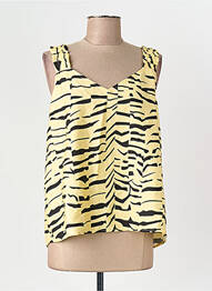 Débardeur coupe droite jaune VILA femme