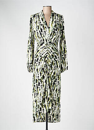 Robe longue vert MANGO femme
