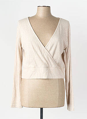 Pull beige HAILYS femme