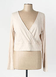 Pull beige HAILYS femme