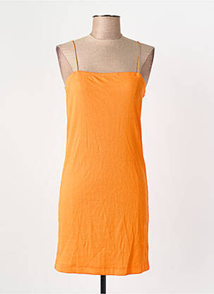 Robe courte orange ONLY femme