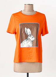 T-shirt coupe droite orange VERO MODA femme