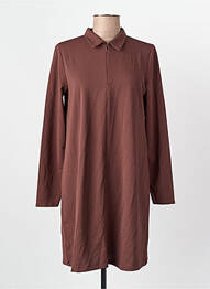 Robe courte marron JACQUELINE DE YONG femme