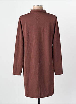 Robe courte marron JACQUELINE DE YONG femme