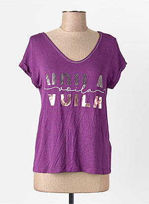 T-shirt violet STREET ONE femme