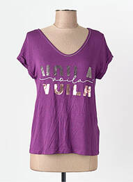 T-shirt violet STREET ONE femme