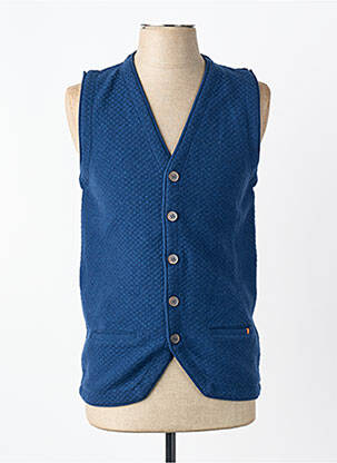 Gilet sans manche bleu LE FABULEUX MARCEL DE BRUXELLES homme