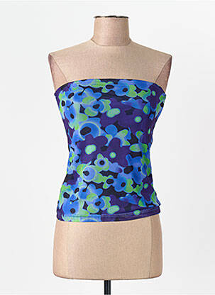 Top bleu NEON & NYLON femme