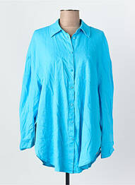 Chemisier manches longues manches longues bleu ONLY femme