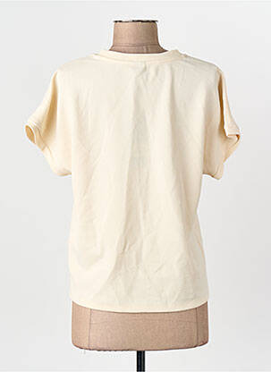 T-shirt manches courtes manches courtes beige VERO MODA femme