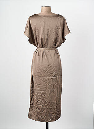 Robe courte manches courtes manches courtes marron VILA femme