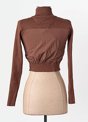 Gilet manches longues marron DAISY STREET femme