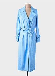 Trench fermeture boutonnée sur le devant vert ONLY femme
