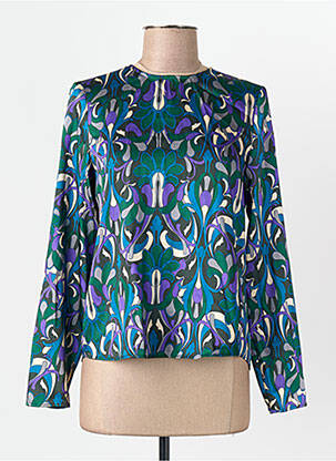 Blouse vert MANGO femme