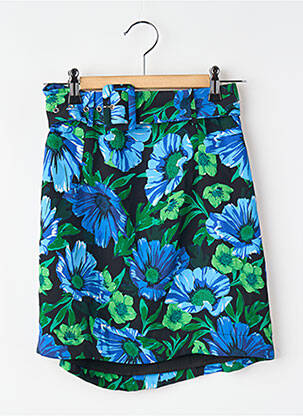 Jupe courte bleu MANGO femme