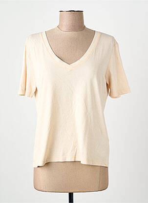 T-shirt beige JACQUELINE DE YONG femme