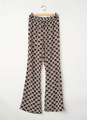 Pantalon droit marron ONLY femme