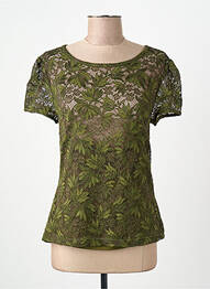 T-shirt vert GUESS femme