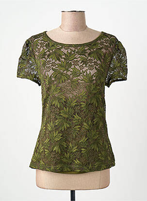 T-shirt vert GUESS femme