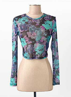T-shirt manches longues manches longues violet ONLY femme