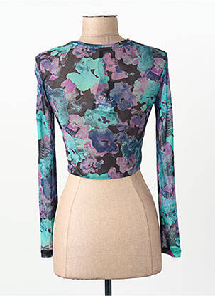 T-shirt manches longues manches longues violet ONLY femme
