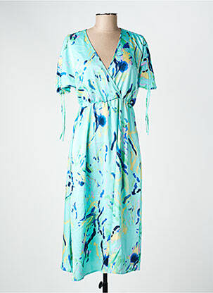 Robe courte col v blanc VERO MODA femme