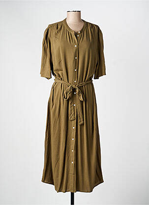 Robe mi-longue vert VERO MODA femme
