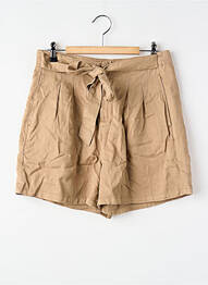 Short fermeture zippée sous rabat avec crochet marron VERO MODA femme