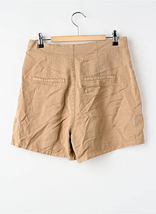 Short fermeture zippée sous rabat avec crochet marron VERO MODA femme
