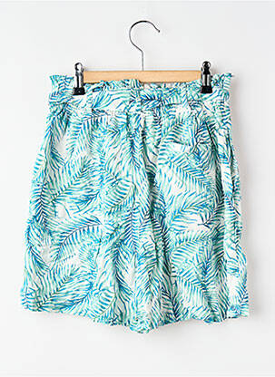 Jupe short bleu HAILYS femme