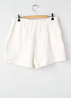 Jupe short blanc HAILYS femme