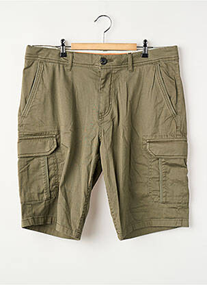 Short coupe droite vert TOM TAILOR homme
