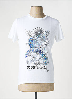 T-shirt blanc REPLAY homme