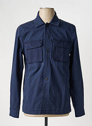 Chemise manches longues bleu REPLAY homme