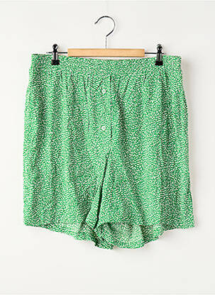 Short coupe droite vert ONLY femme