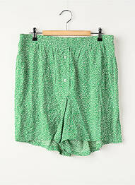 Short coupe droite vert ONLY femme