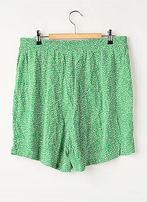 Short coupe droite vert ONLY femme