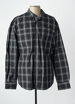 Chemise manches longues noir MANGO homme