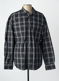 Chemise manches longues noir MANGO homme