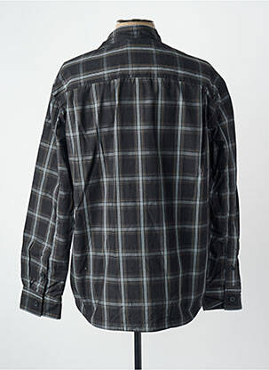 Chemise manches longues noir MANGO homme