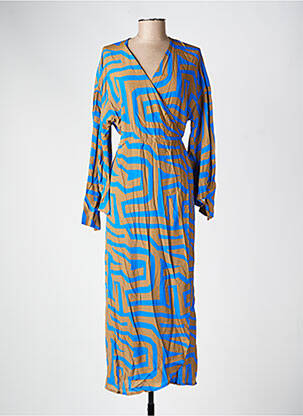 Robe longue bleu YOUNG DESIGNERS femme