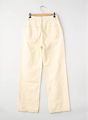 Jeans coupe droite beige VILA ROUGE femme