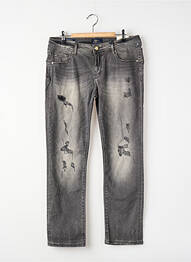 Jeans coupe droite gris GAUDI femme