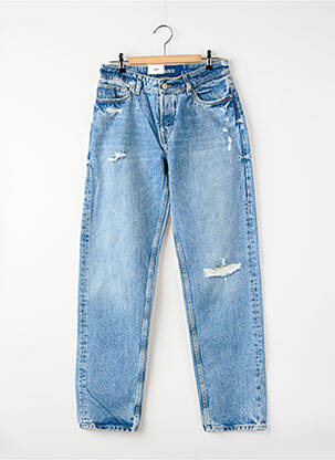 Jeans coupe droite taille haute taille haute bleu JJXX femme