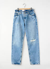 Jeans coupe droite taille haute taille haute bleu JJXX femme